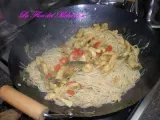 Receta Fideos de arroz al curry