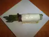 Receta Esparragos trigeros con jamón y queso