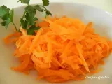 Receta Ensalada de zanahorias y naranja