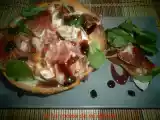 Receta Cestos de focaccia con ensalada de jamón ibérico y reducción de módena