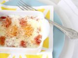 Receta Huevos en cocotte con parmesano y jamón