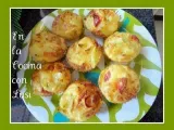 Receta Muffins de tortilla de patatas y pimientos