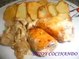 Receta Pechugas rellenas de paté