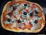 Receta Pizza de salmón ahumado