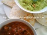 Receta Tortillas de harina de trigo, quesadillas, guacamole y mi chili con carne