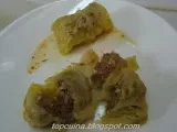 Receta Tolma (hojas de col rellenas). cocina georgiana.