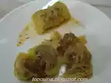 Receta Tolma (hojas de col rellenas). cocina georgiana.