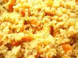 Receta Couscous amb carbassa i pastanaga/ couscous con calabaza y zanahoria