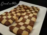 Receta Galletas de ajedrez y espiral (kitchenaid y horno tradicional)