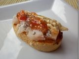 Receta Tosta de bacalao y humus