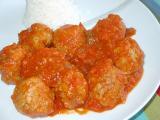 Receta Albóndigas con tomate al vapor