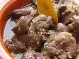 Receta Higaditos de pollo en salsa