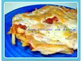 Receta Pizza de patatas fritas