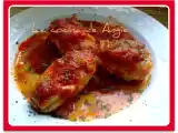 Receta Merluza con tomate al microondas