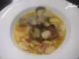 Receta Judíones de la granja con almejas