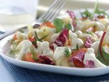 Receta Ensalada de pasta y salsa vinagreta de philadelphia