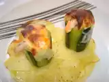 Receta Calabacines rellenos de gambas
