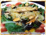 Receta Ensalada de hortalizas confitadas y escabeche de pescado
