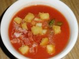 Receta Gazpacho con taquitos