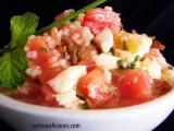 Receta Cuscús en ensalada de tomate y mozzarella