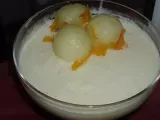 Receta Mousse de melón con naranja