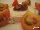 Receta Ensalada de queso de cabra con tomate y nueces