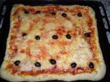 Receta Pizza con borde relleno de queso