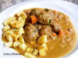 Receta Albóndigas en salsa de cebolla y zanahoria