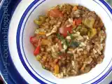 Receta Lentejas con arroz y perejil