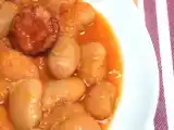Receta Judiones del barco de ávila con chorizo