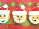 Receta Galletas decoradas con fondant para navidad, papa noel
