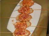 Receta Brochetas de gambones