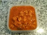 Receta Salsa de tomate con carne para acompañar pasta.