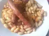 Receta Judias con salchichas