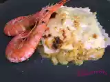 Receta Lasaña de verduras, pescado y gambas