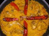 Receta Paella de conejo.