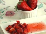 Receta Fresas al vinagre con albahaca