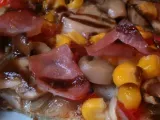 Receta Pizza barbacoa / masa de coliflor