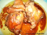 Receta Pollo rustido con coñac