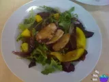 Receta Ensaladilla de pollo y mango