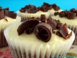 Receta Cupcakes de chocolate, dulce de leche y crema de queso