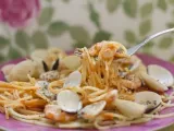 Receta Spaguetti frutti di mare