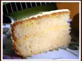 Receta Bizcocho de yogurt glaseado relleno de lemon curd