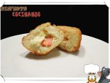 Receta Croquetas de arroz rellenas jamón y queso