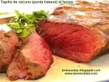 Receta Tapilla de vacuno (punta trasera) al horno