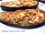 Receta Berenjenas rellenas de atún y surimi