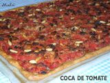 Receta Coca de tomate