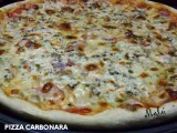 Receta Pizza carbonara