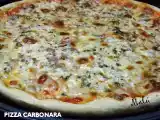Receta Pizza carbonara