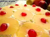 Receta Postre frío de piña.